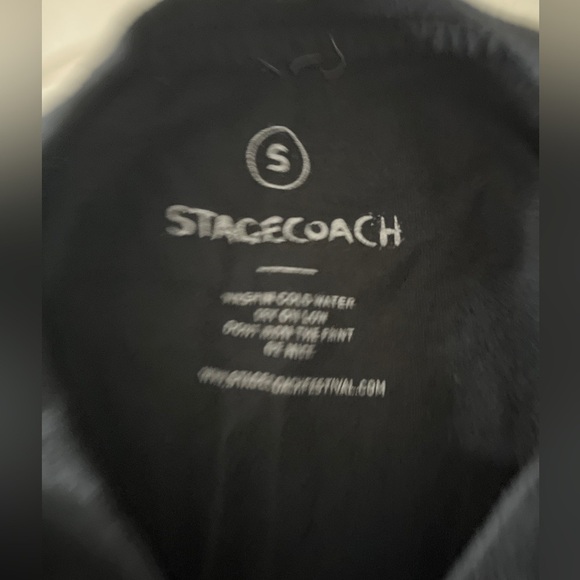 Stagecoach Black Short Sleeve T Shirt Small Festival Country - Picture 4 of 4
